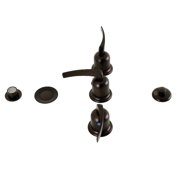 ThreeHandle Bidet Faucet, Oil Rubbed Bronze
